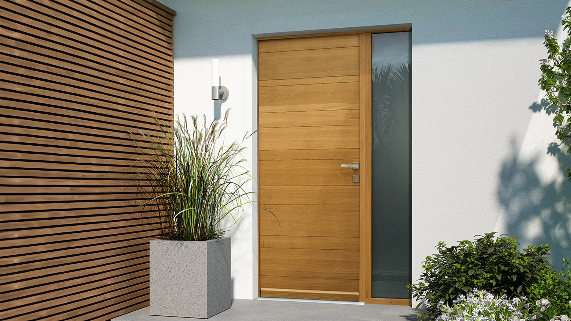 Porte classique (bois, alu, PVC)